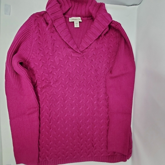 CABLEKNIT SWEATER Womens COLDWATER CREEK Size Large NWT - Picture 14 of 15